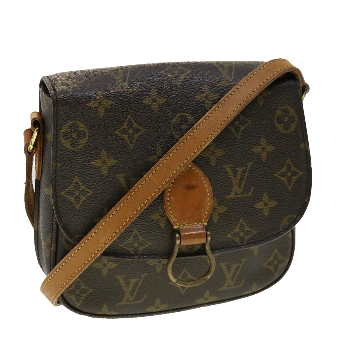 Louis Vuitton Monogram Saint Cloud Mm Shoulder Bag M51243 Lv Auth Ar7287